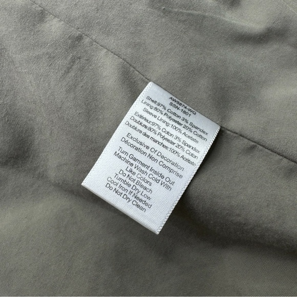 ATM Sage Green Camouflage Large Denim Jacket - Picture 8 of 14